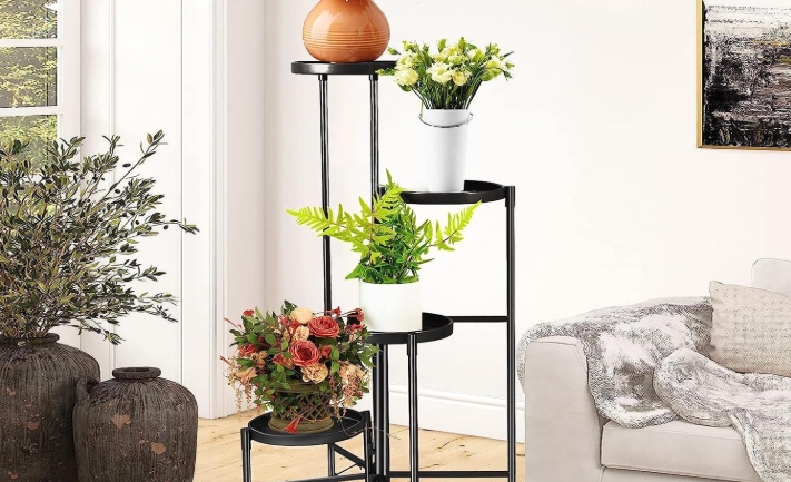 tall plant stand indoor