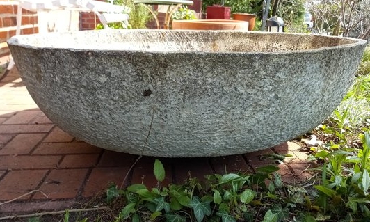 large stone planter