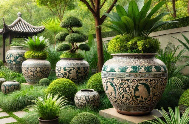 decorative plant pots