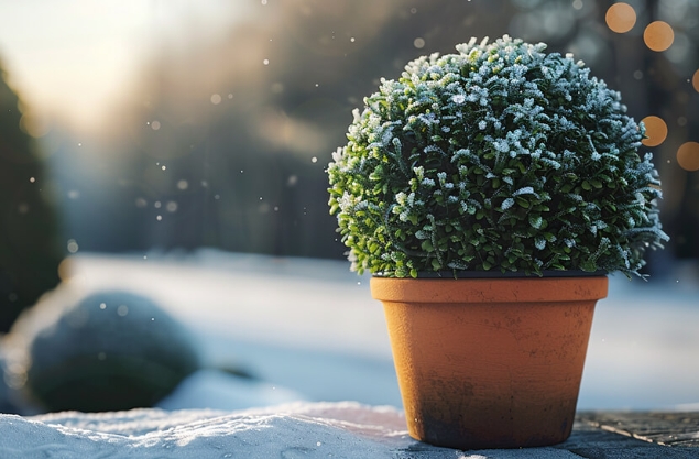 evergreen plants for pots