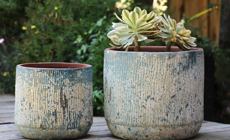 large ceramic planters