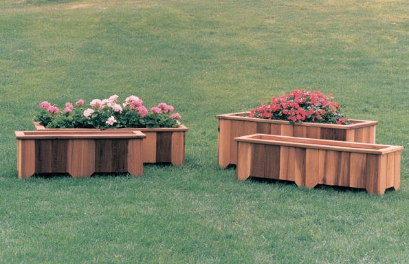 rectangular plant pots