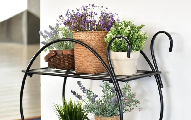 metal flower stand