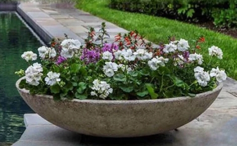 flower planters outdoor