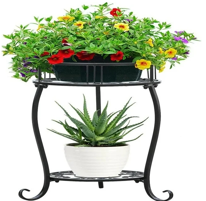 two tier plant stand