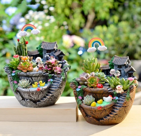 succulent pots with drainage