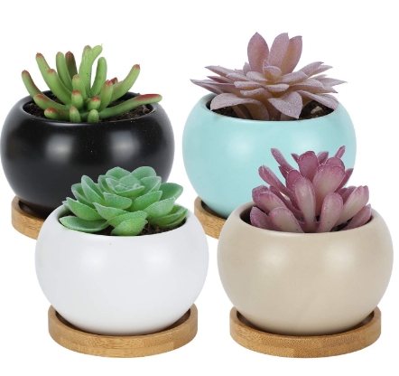small ceramic pots
