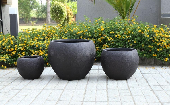 extra large ceramic planters for outside