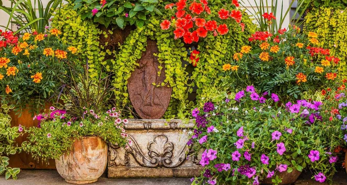 huge flower pots