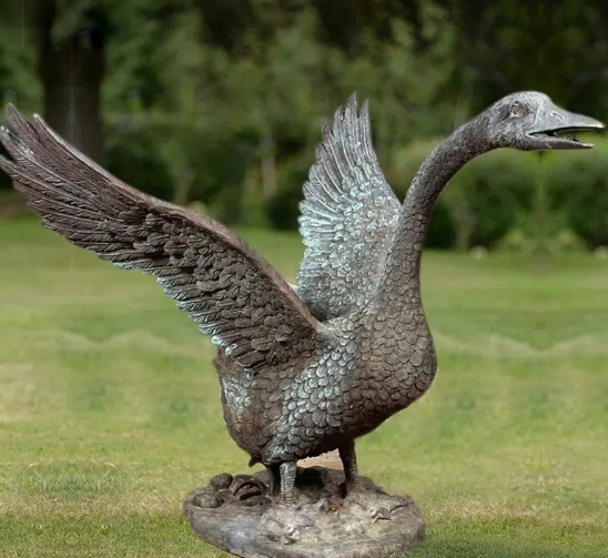 Yard Goose Statue