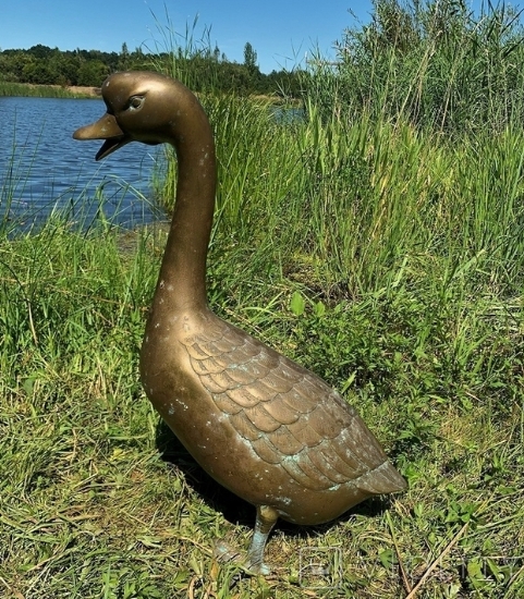 Yard Goose Statue