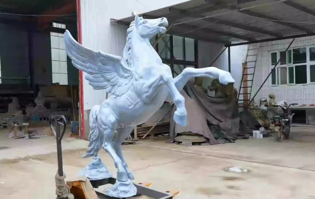 flying horse statue