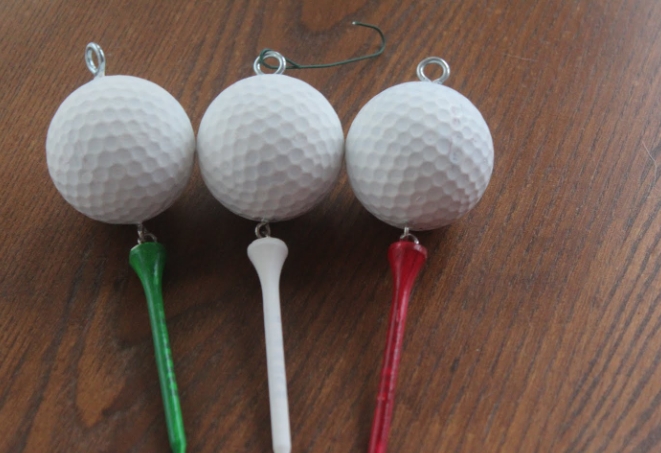 golf ball ornament