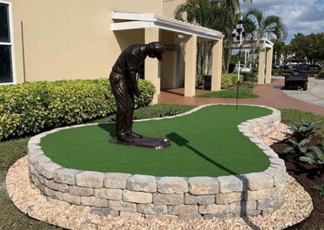 golf outdoor decor