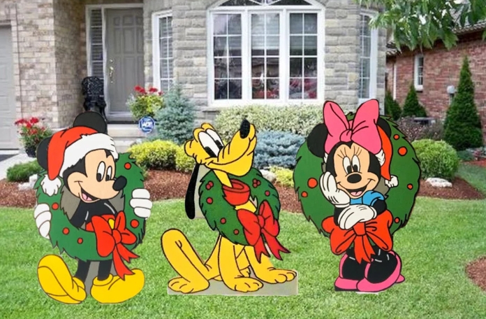 mickey and minnie lawn ornaments