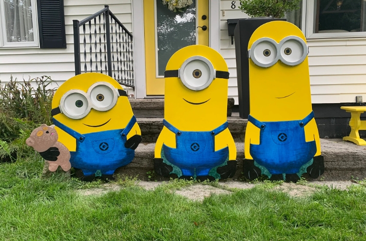 minion garden ornament