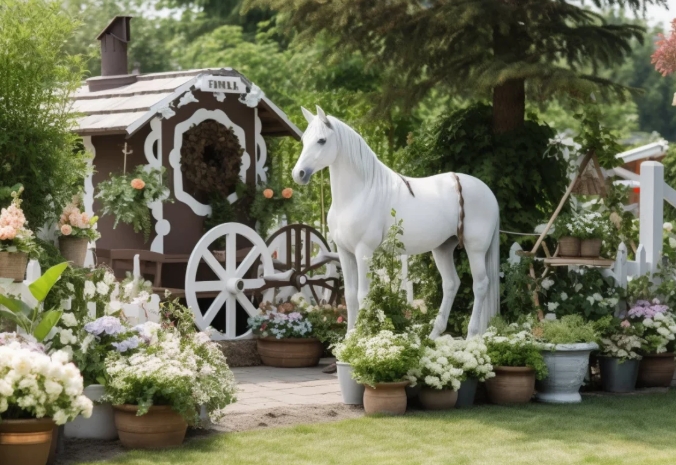 horse yard decor