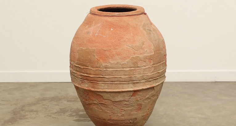 antique terracotta pots