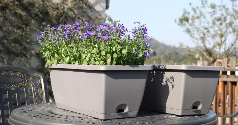 long plastic planters