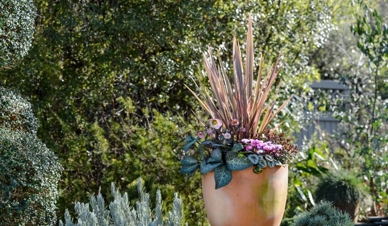 stone flower pots