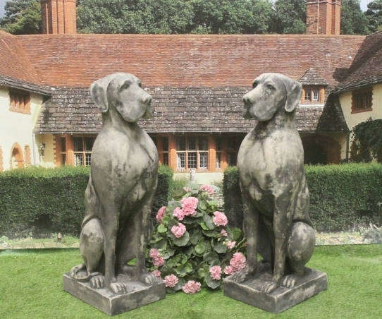 Great Dane Garden Statues